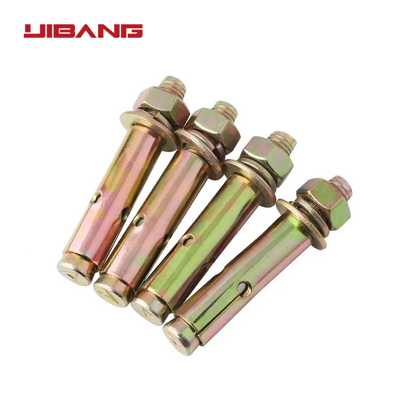 Color Yellow Zinc Plated  Sleeve Anchor