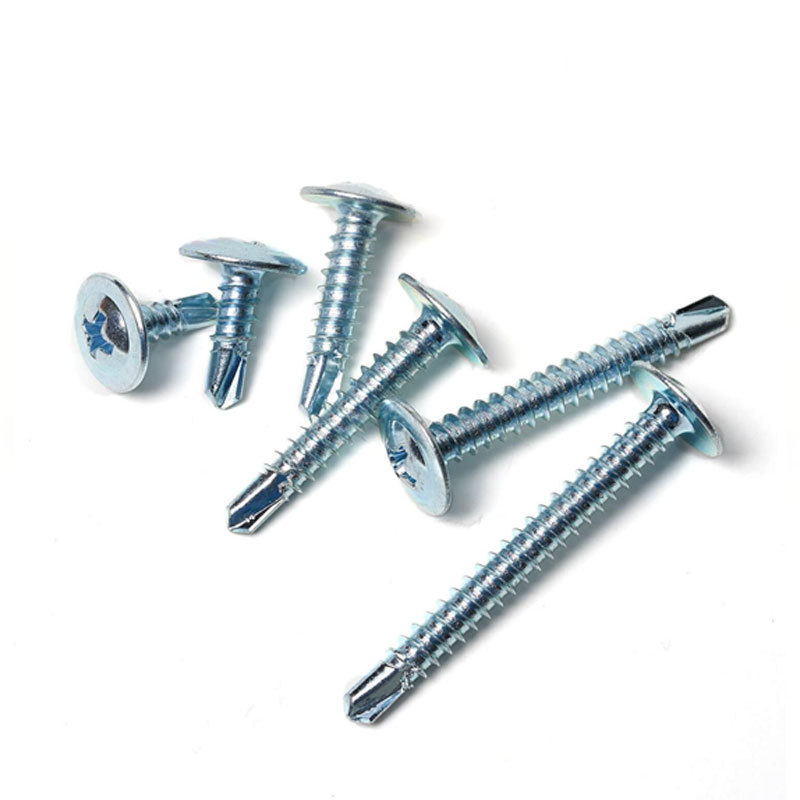 Modified truss head self drilling screw