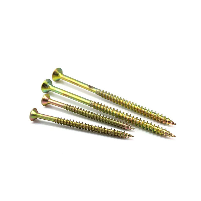 Yellow Zinc Plated Chipboard Screws