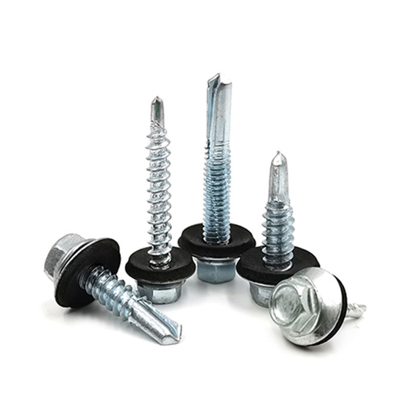 Hexagonal head self drilling screw