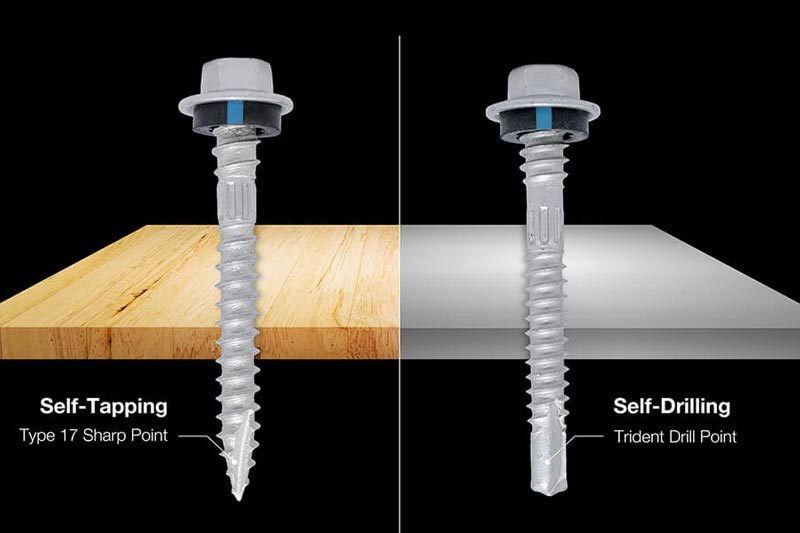 What’s the Difference Between Self-Drilling and Self-Tapping Screws