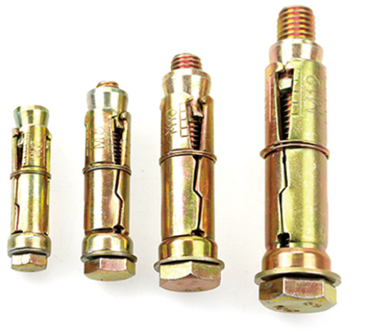 Color Yellow Zinc Plated  Sleeve Anchor